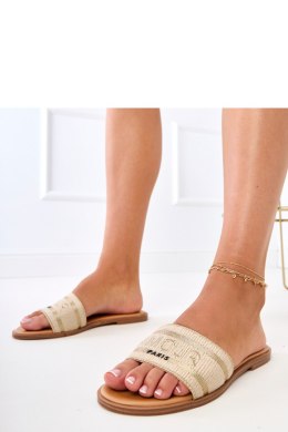 Sandał Klapki Model Fargiza GQ8-060 Gold - PRIMO PRIMO