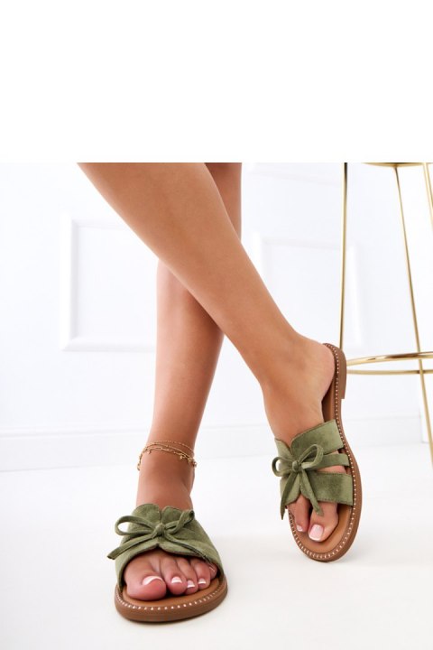 Sandał Klapki Model Favira 9136 Green - PRIMO PRIMO