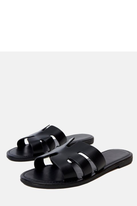 Sandał Klapki Model Ragos DM465 Black - PRIMO PRIMO Sandał Klapki Model Ragos DM465 Black - PRIMO PRIMO