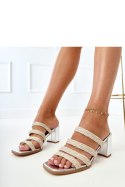 Sandał Klapki Model Sarile 4234 Silver - PRIMO PRIMO