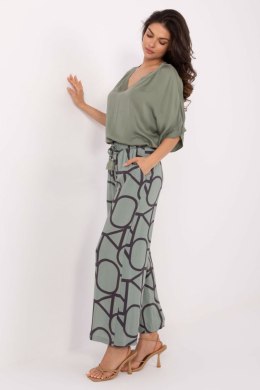 Spodnie Damskie Model D73771M62237G Pistacja - Sublevel Sublevel