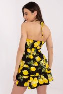 Sukienka Model MI-SK-23708.60 Black/Yellow - Italy Moda Italy Moda