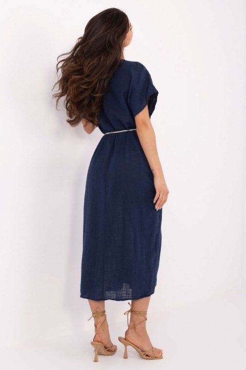 Sukienka Model TW-SK-BI-2022126.59 Navy - Och Bella Och Bella Sukienka Model TW-SK-BI-2022126.59 Navy - Och Bella Och Bella