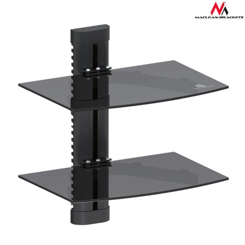 Uchwyt półka do DVD podwójna Maclean MC-662 8kg Maclean