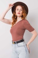 Bluzka Model 95-BZ-190101.22P Brown - Rue Paris Rue Paris