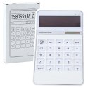 Kalkulator Biurowy Klasyczny 10D Wyświetlacz 10-Cyfrowy Solar Biały LEAN Kalkulator Biurowy Klasyczny 10D Wyświetlacz 10-Cyfrowy Solar Biały LEAN