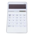 Kalkulator Biurowy Klasyczny 10D Wyświetlacz 10-Cyfrowy Solar Biały LEAN Kalkulator Biurowy Klasyczny 10D Wyświetlacz 10-Cyfrowy Solar Biały LEAN