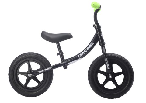 Rower Biegowy SPRINTO Rowerek Do Odpychania Czarny LEAN Trike