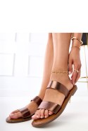 Sandał Klapki Model Fariza 8297 Brown - PRIMO PRIMO Sandał Klapki Model Fariza 8297 Brown - PRIMO PRIMO