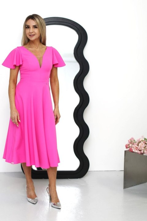 Sukienka Model Elisse Pink - Jersa Jersa Sukienka Model Elisse Pink - Jersa Jersa