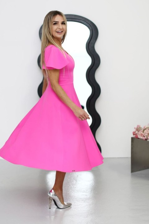 Sukienka Model Elisse Pink - Jersa Jersa Sukienka Model Elisse Pink - Jersa Jersa