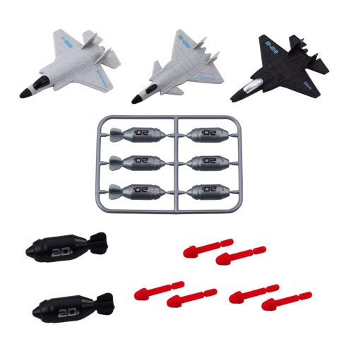 Zestaw Militarny Statek Łódź Podwodna Myśliwce Pociski LEAN Toys Zestaw Militarny Statek Łódź Podwodna Myśliwce Pociski LEAN Toys