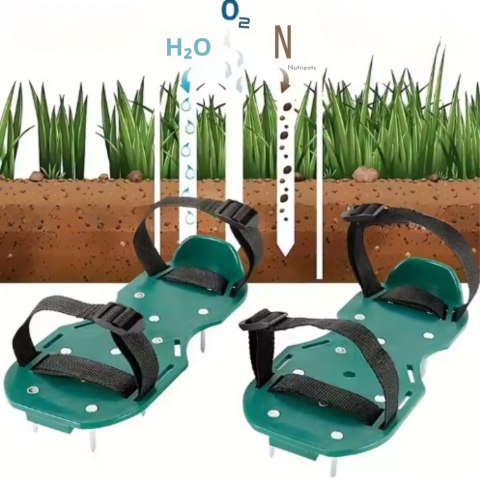 Aerator Wertykulator Nakładki Na Buty Z Kolcami Do Trawy LEAN Aerator Wertykulator Nakładki Na Buty Z Kolcami Do Trawy LEAN