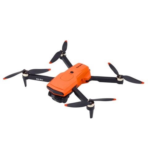 Dron D6 PRO Podwójna Kamera HD Światła LED Pomarańczowy LEAN Toys Dron D6 PRO Podwójna Kamera HD Światła LED Pomarańczowy LEAN Toys