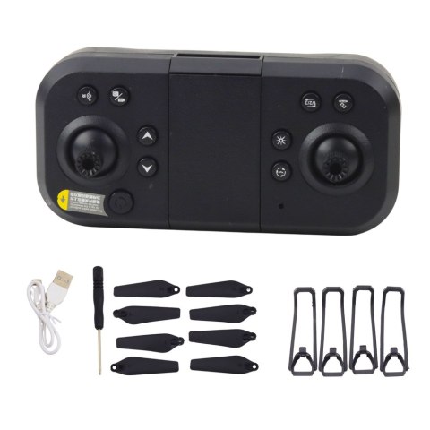 Dron LU50 Air Podwójna Kamera HD MV Video Światła LED Aplikacja LEAN Toys Dron LU50 Air Podwójna Kamera HD MV Video Światła LED Aplikacja LEAN Toys