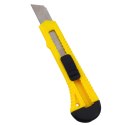 Nóż Segmentowy Do Tektury Papieru Żółty 13 Segmentów 20mm LEAN