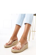 Sandał Klapki Model Felicity F477 Beige - PRIMO PRIMO