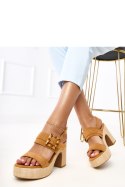 Sandały Model Elevira E5572 Brown - PRIMO PRIMO