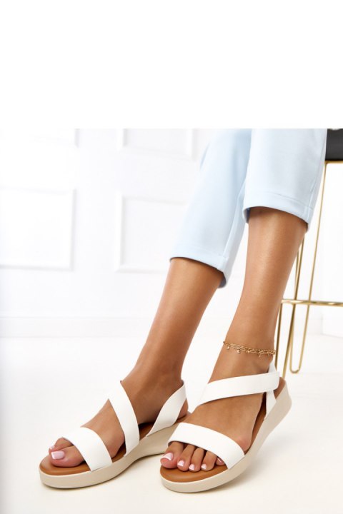 Sandały Model Verkado QQ-391 White - PRIMO PRIMO Sandały Model Verkado QQ-391 White - PRIMO PRIMO