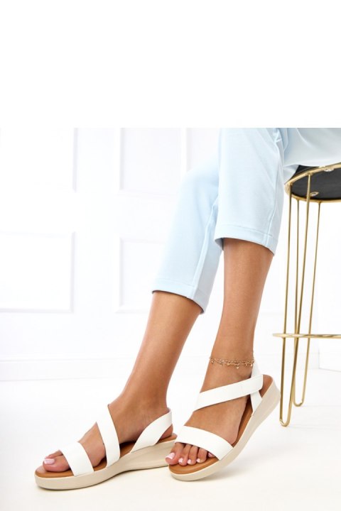 Sandały Model Verkado QQ-391 White - PRIMO PRIMO Sandały Model Verkado QQ-391 White - PRIMO PRIMO