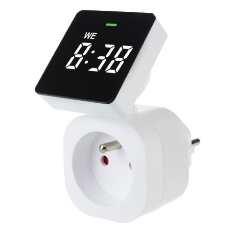 Włącznik czasowy - timer cyfrowy GreenBlue, max. obciążenie 16A, IP20, GB610 E Greenblue