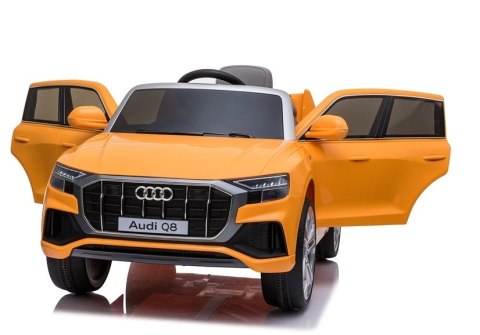Auto na Akumulator Audi Q8 JJ2066 Żółty Lakierowany LEAN CARS Auto na Akumulator Audi Q8 JJ2066 Żółty Lakierowany LEAN CARS