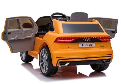 Auto na Akumulator Audi Q8 JJ2066 Żółty Lakierowany LEAN CARS Auto na Akumulator Audi Q8 JJ2066 Żółty Lakierowany LEAN CARS