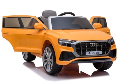 Auto na Akumulator Audi Q8 JJ2066 Żółty Lakierowany LEAN CARS Auto na Akumulator Audi Q8 JJ2066 Żółty Lakierowany LEAN CARS