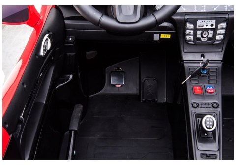 Auto na akumulator YSA021A Czerwony LEAN CARS