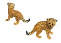Gepard Figurki Edukacyjne Dzikie Zwierzęta 4 Sztuki Sawanna LEAN Toys