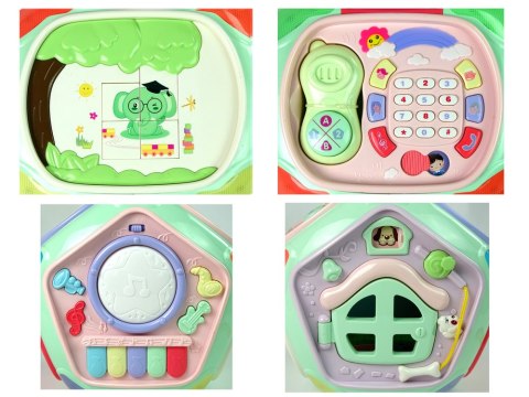 Interaktywny Sorter z Telefonem Nauka Kształtów Liczb Pianinko LEAN Toys Interaktywny Sorter z Telefonem Nauka Kształtów Liczb Pianinko LEAN Toys