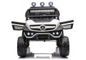 Pojazd na Akumulator Mercedes Unimog S Biały LEAN CARS Pojazd na Akumulator Mercedes Unimog S Biały LEAN CARS