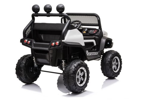 Pojazd na Akumulator Mercedes Unimog S Biały LEAN CARS Pojazd na Akumulator Mercedes Unimog S Biały LEAN CARS