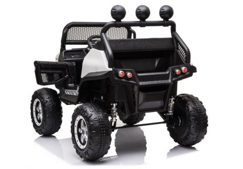 Pojazd na Akumulator Mercedes Unimog S Biały LEAN CARS Pojazd na Akumulator Mercedes Unimog S Biały LEAN CARS