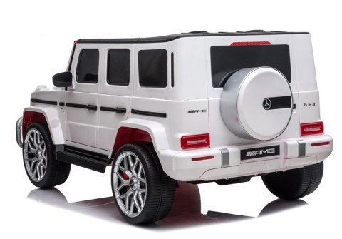 Pojazd na akumulator Mercedes S307 Biały LEAN CARS Pojazd na akumulator Mercedes S307 Biały LEAN CARS