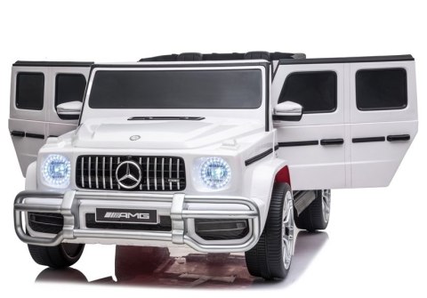 Pojazd na akumulator Mercedes S307 Biały LEAN CARS Pojazd na akumulator Mercedes S307 Biały LEAN CARS