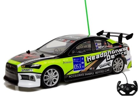 Sportowe Autko Zdalnie Sterowane R/C 27 MHz Zielone LEAN Toys Sportowe Autko Zdalnie Sterowane R/C 27 MHz Zielone LEAN Toys