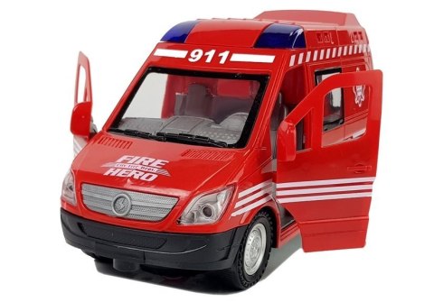 Straż Pożarna na Baterie Światło Dźwięki LEAN Toys