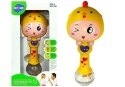 Urocza Grzechotka Dziecięca Kurczak Żółta LEAN Toys