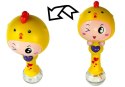 Urocza Grzechotka Dziecięca Kurczak Żółta LEAN Toys