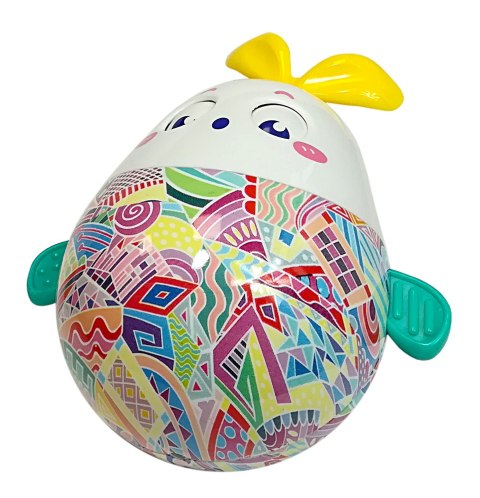 Wańka Wstańka Królik Roly-Poly Kolorowy LEAN Toys Wańka Wstańka Królik Roly-Poly Kolorowy LEAN Toys