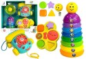 Zestaw Edukacyjny Piramidka Sorter Telefon LEAN Toys