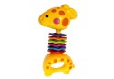 Zestaw Gryzaków Grzechotek w Walizce dla Niemowląt Małpka Żyrafa LEAN Toys