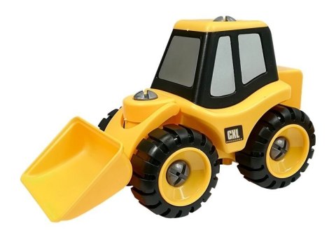 Zestaw Pojazdów Budowlanych do Skręcania DIY LEAN Toys