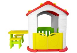 Zestaw ogrodowy Domek Stolik Krzesła LEAN Toys