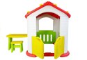 Zestaw ogrodowy Domek Stolik Krzesła LEAN Toys