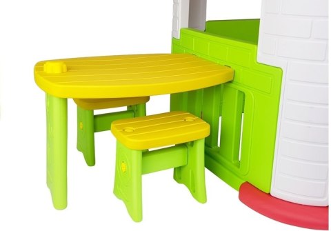 Zestaw ogrodowy Domek Stolik Krzesła LEAN Toys Zestaw ogrodowy Domek Stolik Krzesła LEAN Toys