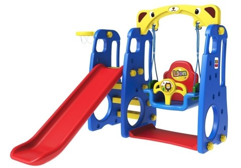Zestaw ogrodowy Zjeżdżalnia Huśtawka LEW LEAN Toys