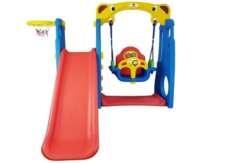 Zestaw ogrodowy Zjeżdżalnia Huśtawka LEW LEAN Toys Zestaw ogrodowy Zjeżdżalnia Huśtawka LEW LEAN Toys