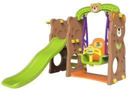 Zestaw ogrodowy Zjeżdżalnia Huśtawka MIŚ LEAN Toys